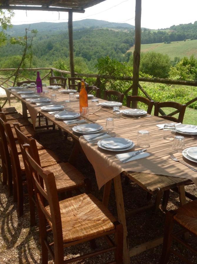 Campo Al Vento - Country Farm Villa Monte Castello di Vibio Exteriör bild